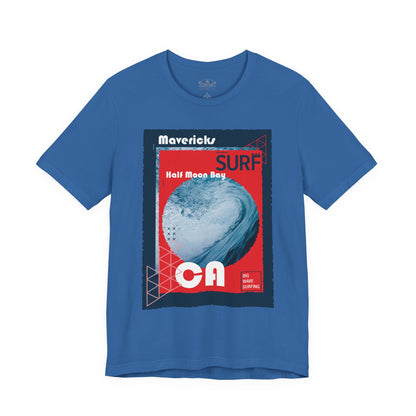 Surf & Beach Collection - Mavericks in Half Moon Bay, Graphic T-Shirt - CaliPride Clothing
