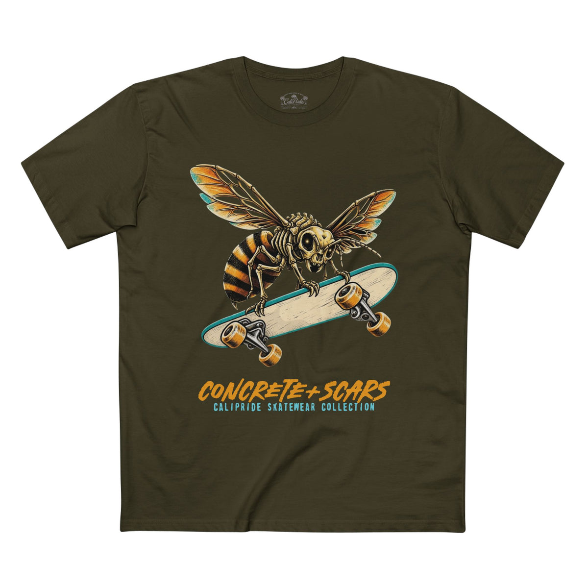 Concrete & Scars Collection - Bee Shredder, Graphic T-Shirt — CaliPride Clothing