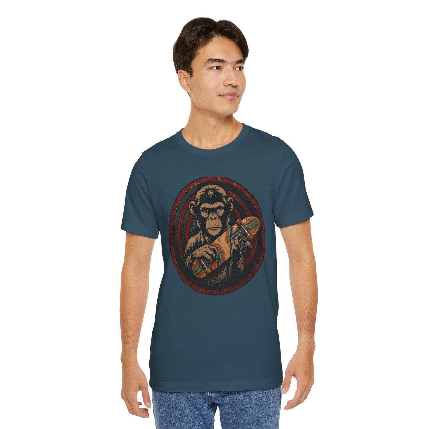 Skate & Surf Collection - Chimpin' Around, Graphic T-Shirt - CaliPride Clothing
