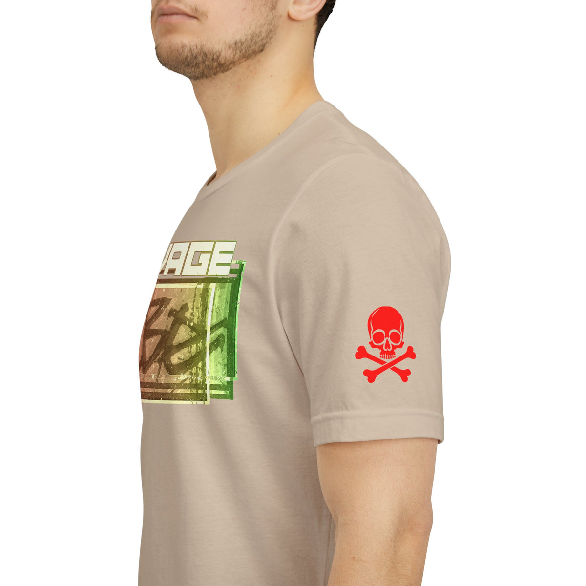 Urban Underground Collection - Distorted Savage Vibe, Graphic T Shirt - CaliPride Clothing