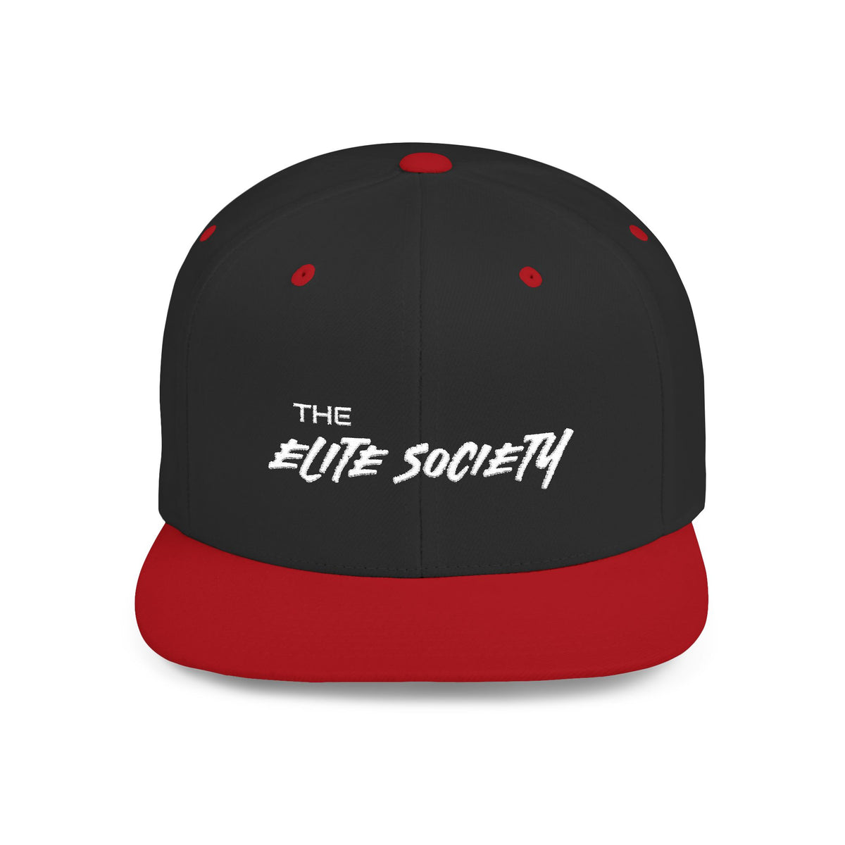 The Elite Collection - Elite Society, Flat Bill Snapback Hat, Embroidered - CaliPride Clothing