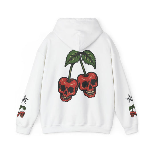 Concrete & Scars Skatewear Collection - Angry Cherries, Graphic Hoodie | CaliPride Clothing