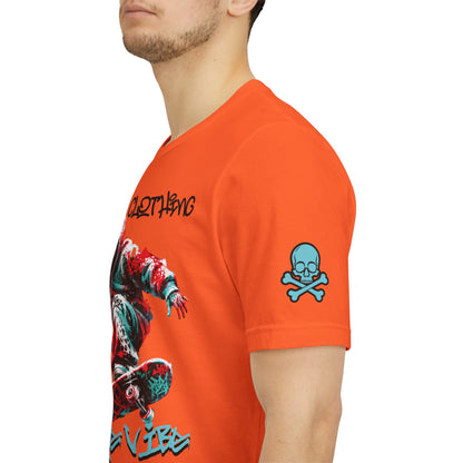 Skate & Surf Collection - Savage Vibe Skater Graphic T-Shirt - CaliPride Clothing