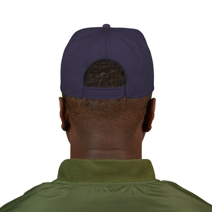 Pacific Works Collection - Signature Logo, Offset, Flat Bill Snapback Hat — CaliPride Clothing