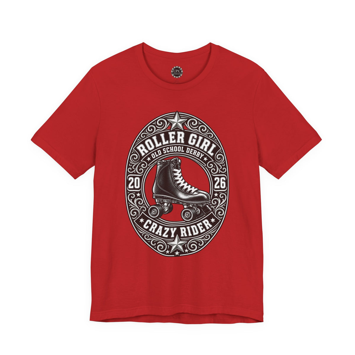 Punk Resurrected Collection - Roller Girl Crazy Rider, Graphic T-shirt | CaliPride Clothing