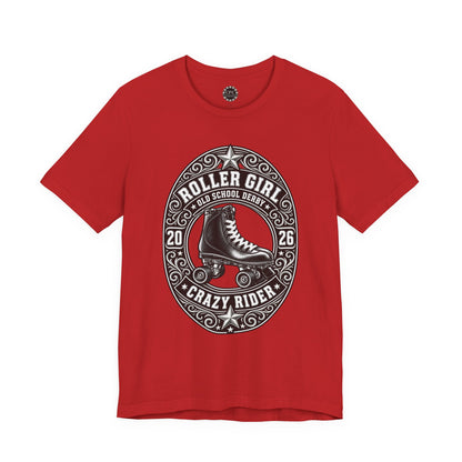 Punk Resurrected Collection - Roller Girl Crazy Rider, Graphic T-shirt | CaliPride Clothing