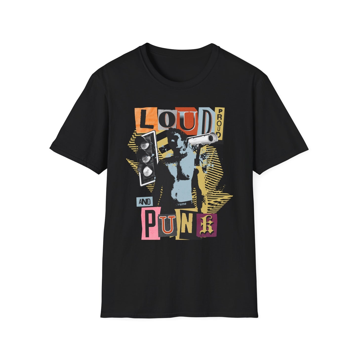 Punk - 'Loud Proud and Punk' Graphic T-Shirt