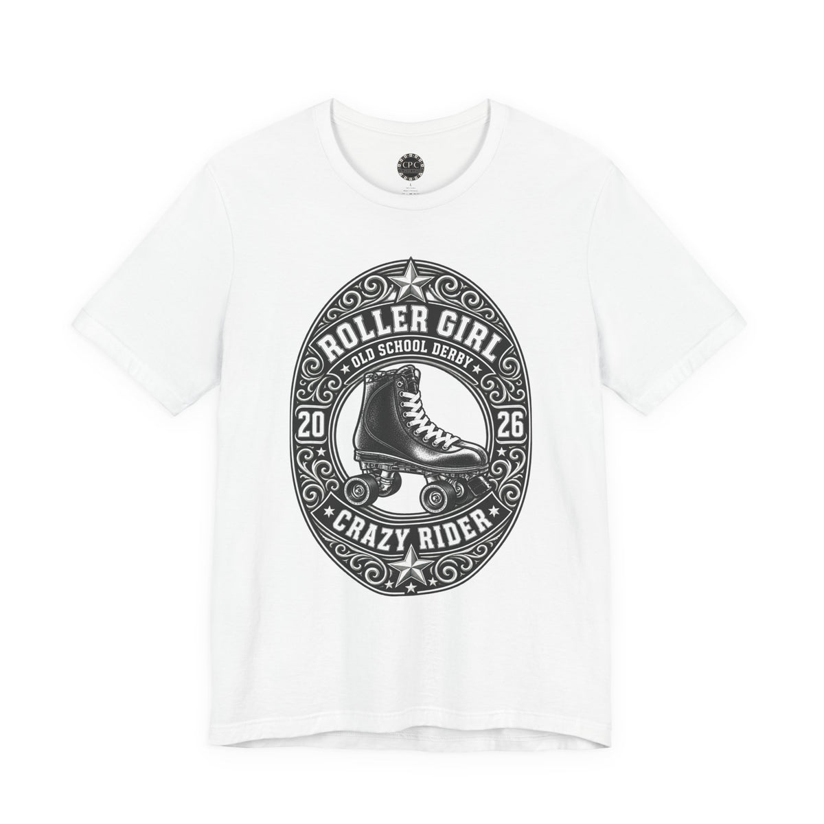 Punk Resurrected Collection - Roller Girl Crazy Rider, Graphic T-shirt | CaliPride Clothing