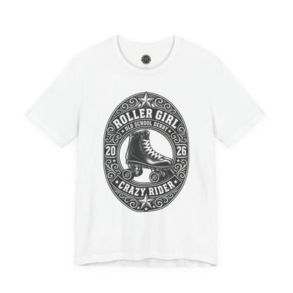 Punk Resurrected Collection - Roller Girl Crazy Rider, Graphic T-shirt | CaliPride Clothing