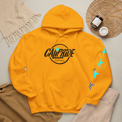 'West Coast Vibe' Graphic Hoodie w Stars - Multiple colors | CaliPride Clothing