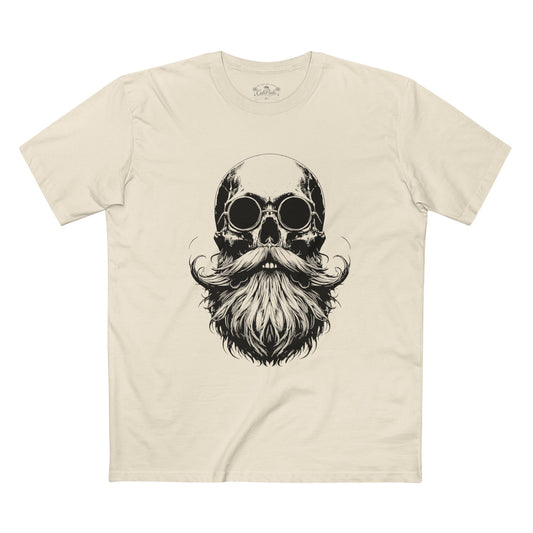 Pacific Works Collection - Ink & Iron - Vintage Bearded Skull Graphic T-Shirt — CaliPride Clothing