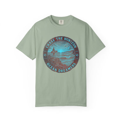 Surf & Beach Collection - Ocean Vibes Series, Chase the Horizon, T-shirt - CaliPride Clothing