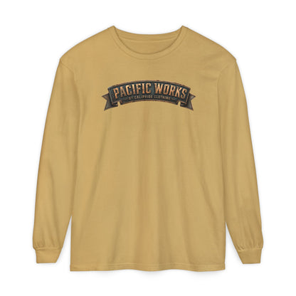 Pacific Works Collection - Signature Logo Long Sleeve T-Shirt - CaliPride Clothing