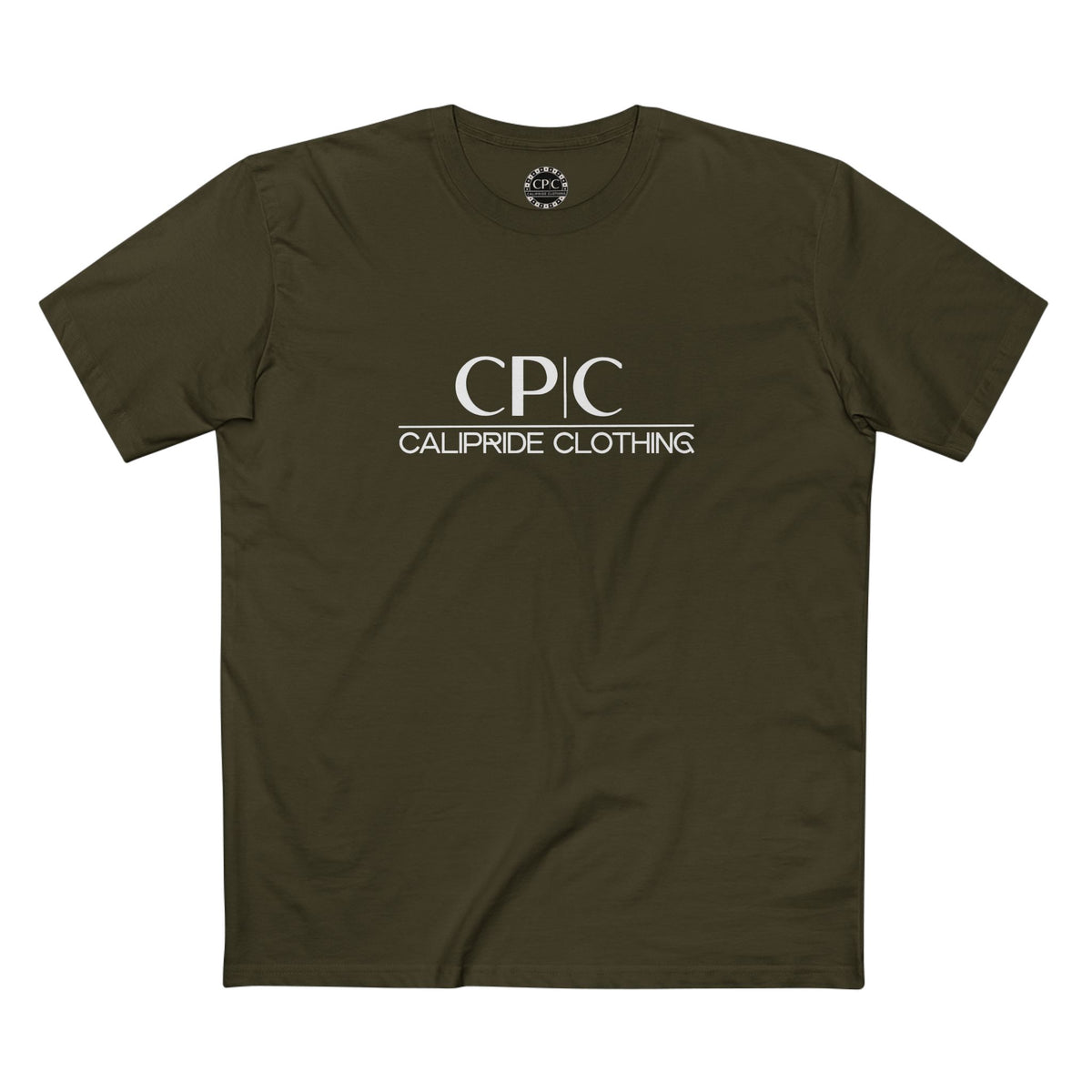 The Elite Collection - Signature Essentials, CP | C, Premium T-Shirt, black logo - CaliPride Clothing