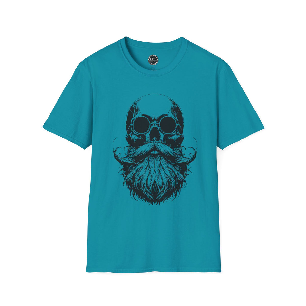 Pacific Works Collection - Vintage Bearded Skull Graphic T-Shirt — CaliPride Clothing