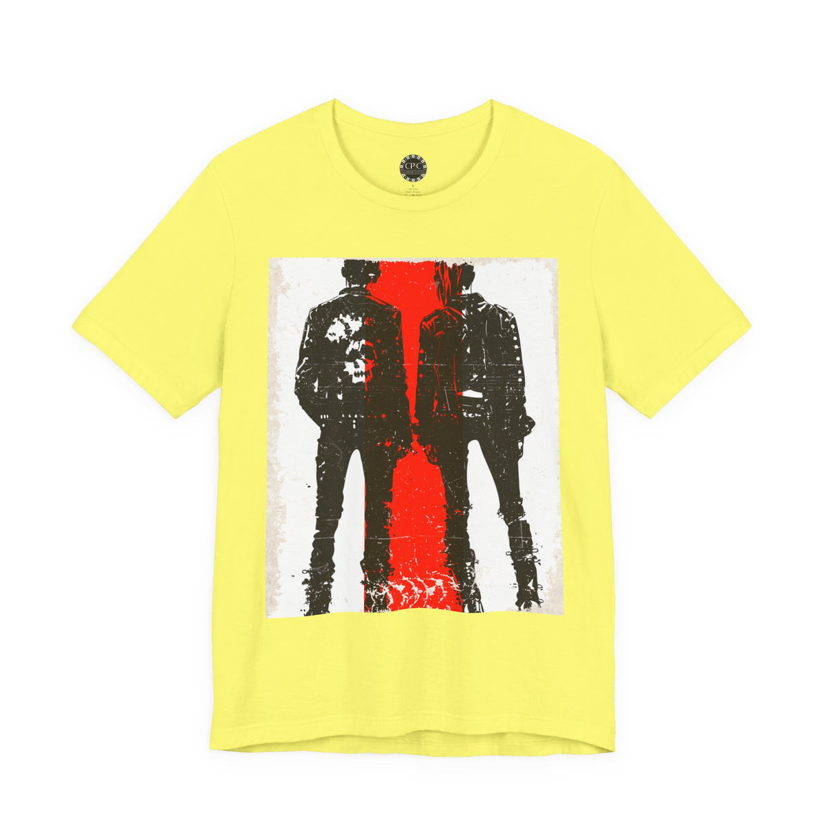 Punk Resurrected Collection - Couple Run, Neon Graphic T - Shirt - CaliPride Clothing