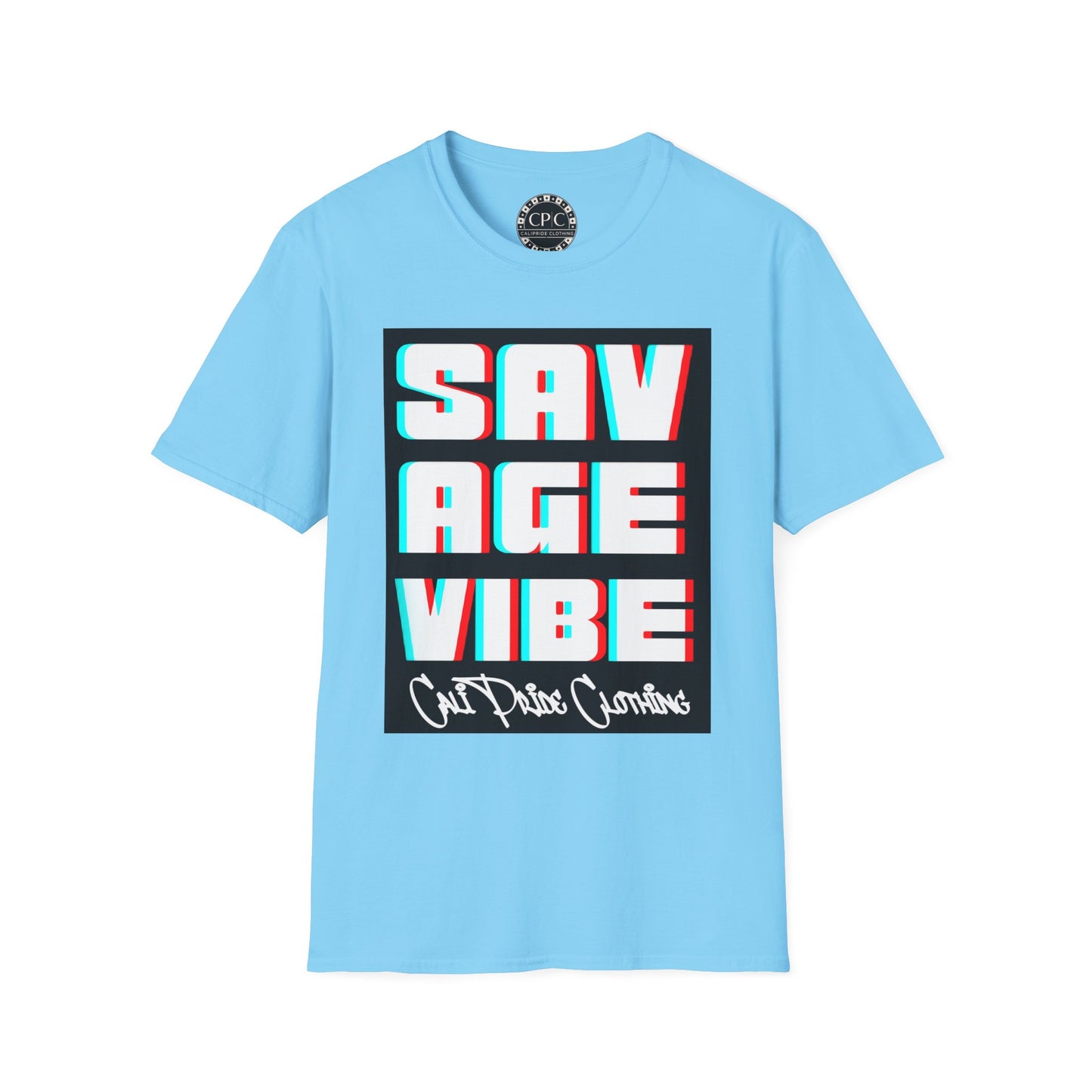"Savage Vibe Graffiti Block" Series, 3D Anaglyph T Shirt — CaliPride Clothing
