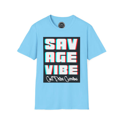 "Savage Vibe Graffiti Block" Series, 3D Anaglyph T Shirt — CaliPride Clothing