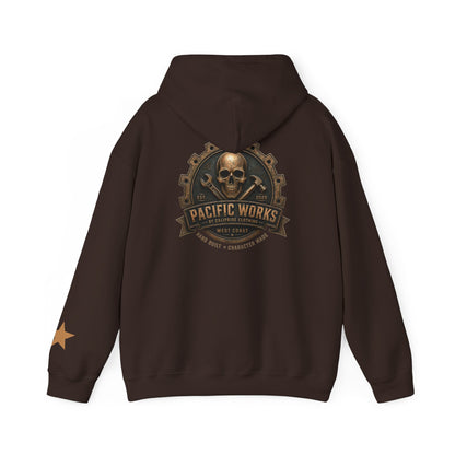 Pacific Works Collection — Signature Logo, Graphic Hoodie - CaliPride Clothing