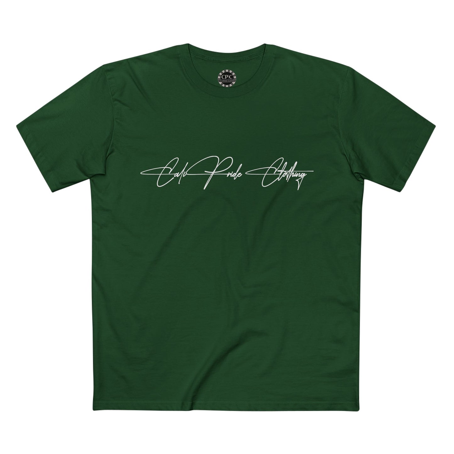 The Elite Collection - Founder's Signature No. 1 Essentials, Premium T-Shirt white logo - CaliPride Clothing