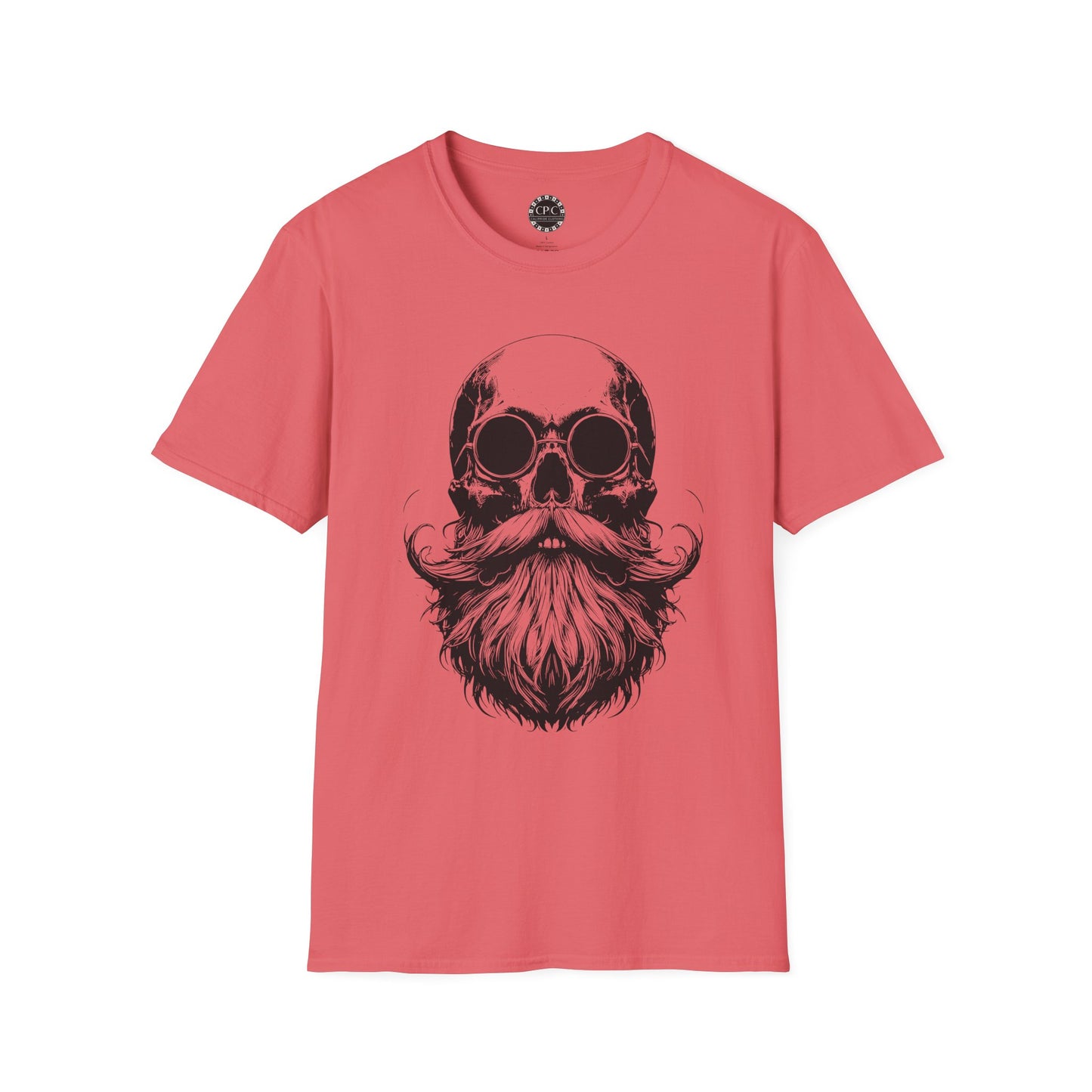 Pacific Works Collection - Vintage Bearded Skull Graphic T-Shirt — CaliPride Clothing