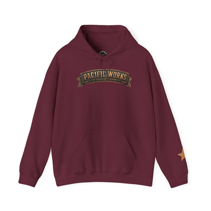 Pacific Works Collection — Signature Logo, Graphic Hoodie - CaliPride Clothing