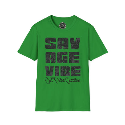 "Savage Vibe Graffiti Block" Series, Black & Grey logo — CaliPride Clothing