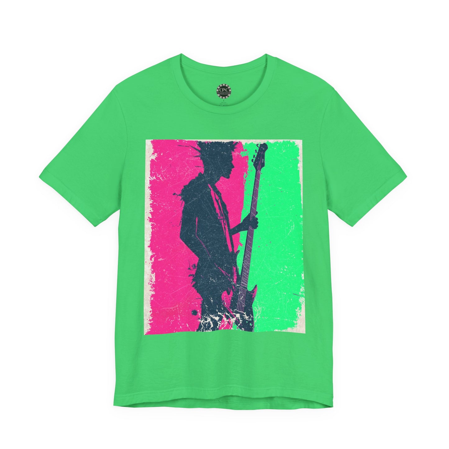 Punk Resurrected Collection - Neon Retro Rock Star Graphic T - Shirt - CaliPride Clothing