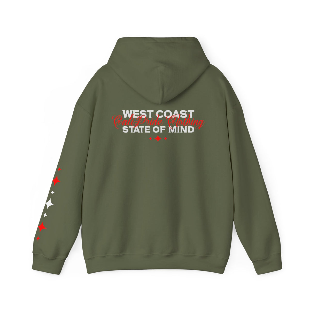 The Elite Collection - Elite Society, West Coast State of Mind, Premium Hoodie - CaliPride Clothing
