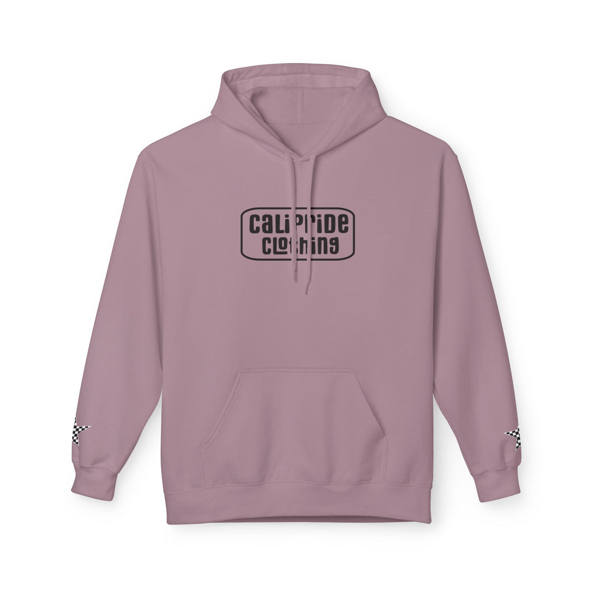 Surf & Beach Collection - CA State Bear Graphic Hoodie, Black logo - CaliPride Clothing