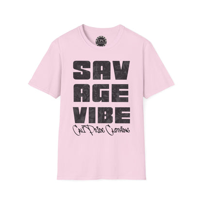 "Savage Vibe Graffiti Block" Series, Black & Grey logo — CaliPride Clothing