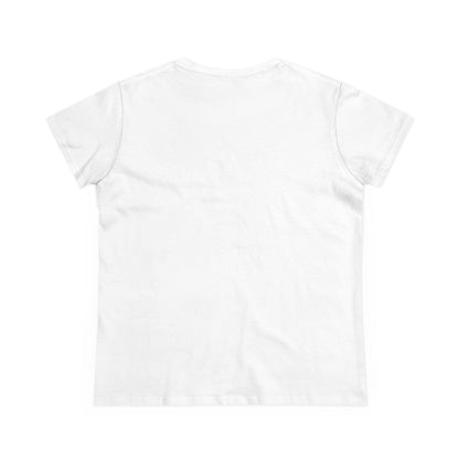 Tripin' W Gnomie Graphic Tee — Retro Gnome Travel Poster Women’s T‑Shirt