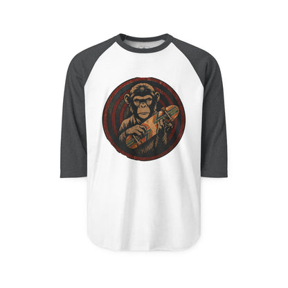 Pacific Works Collection - Raglan, Chimpin' Around, Graphic Raglan Tee — CaliPride Clothing