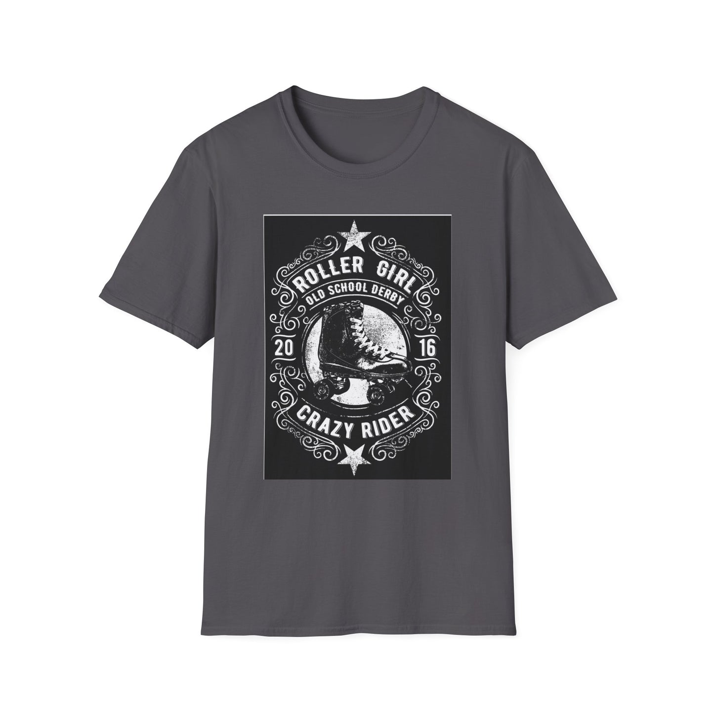 Roller Girl Crazy Rider T-shirt | Skate Derby Graphic