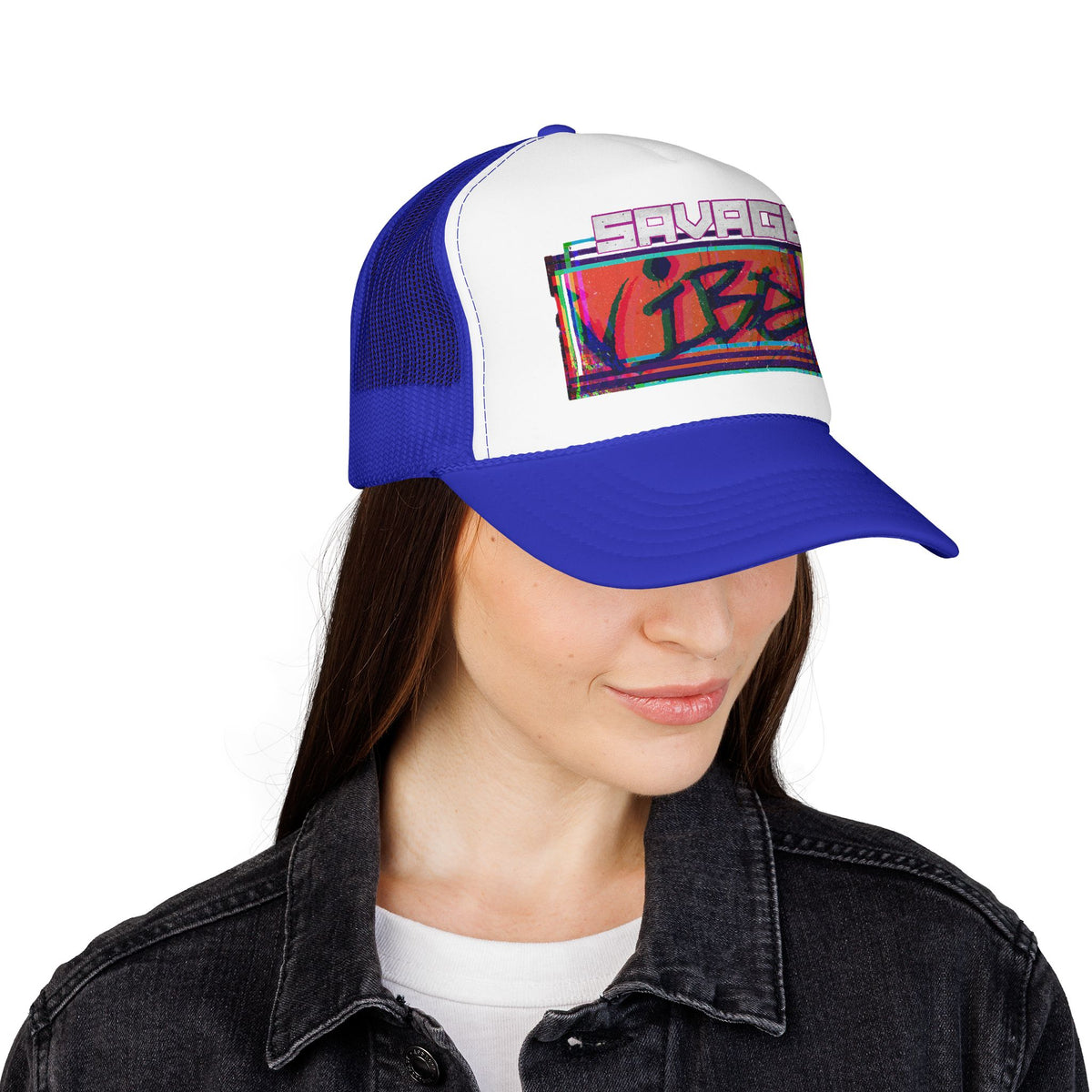 Urban Underground Collection - Bold & Big Color Vibes, Savage Vibe Foam Trucker Hat – DFT printing