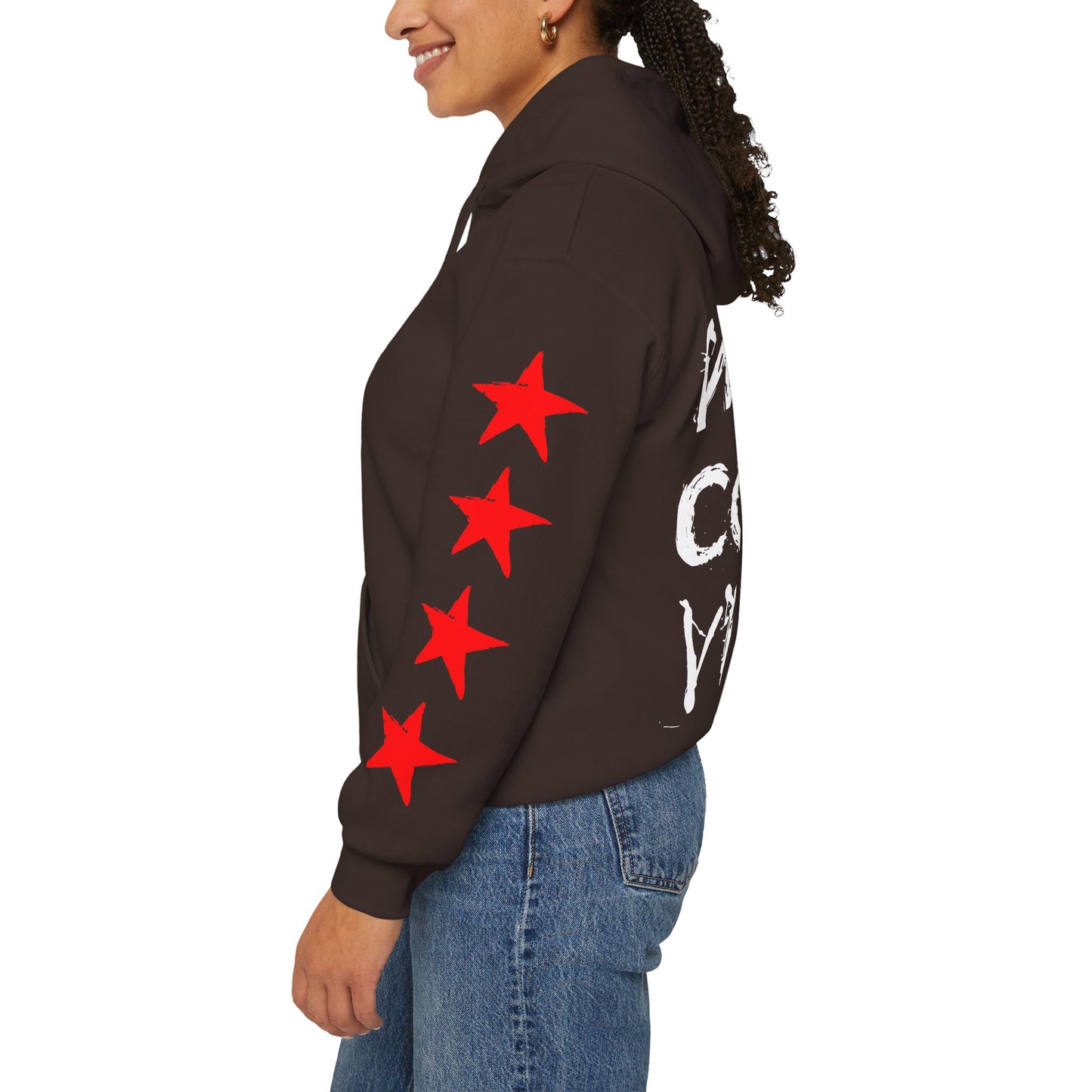 'West Coast Vibe' Graphic Hoodie w Stars - Multiple colors | CaliPride Clothing