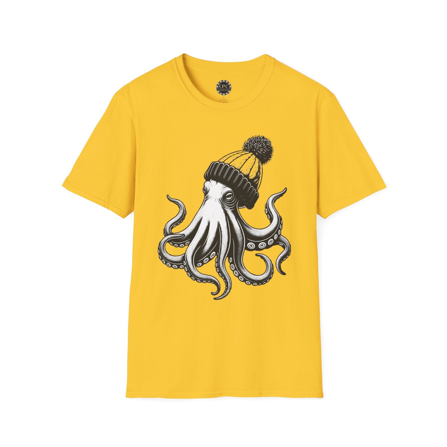 Pacific Works Collection - Hipster Octopus Graphic T-Shirt — CaliPride Clothing