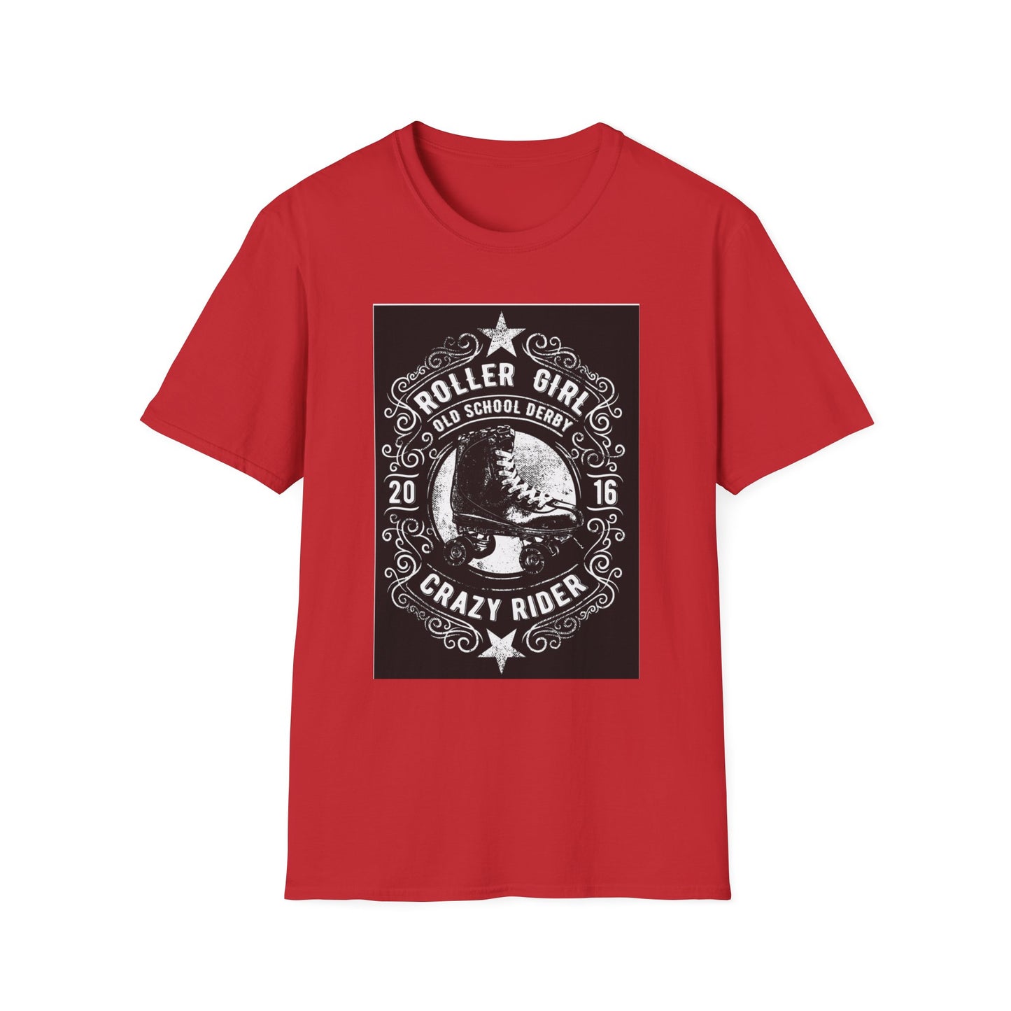 Roller Girl Crazy Rider T-shirt | Skate Derby Graphic