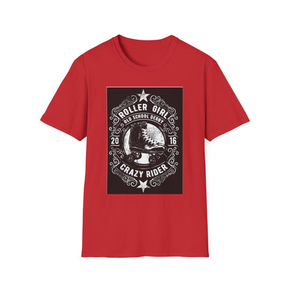 Roller Girl Crazy Rider T-shirt | Skate Derby Graphic