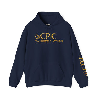 Urban Underground Collection | West Coast State of Mind series - Gold Drip Gangsta' Hoodie, Sugar Skull | CaliPride Clothing