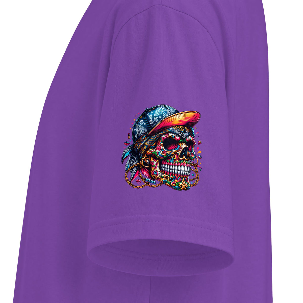 Urban Underground Collection - Neon Drip, Gangsta', Graphic 4-way T Shirt - CaliPride Clothing