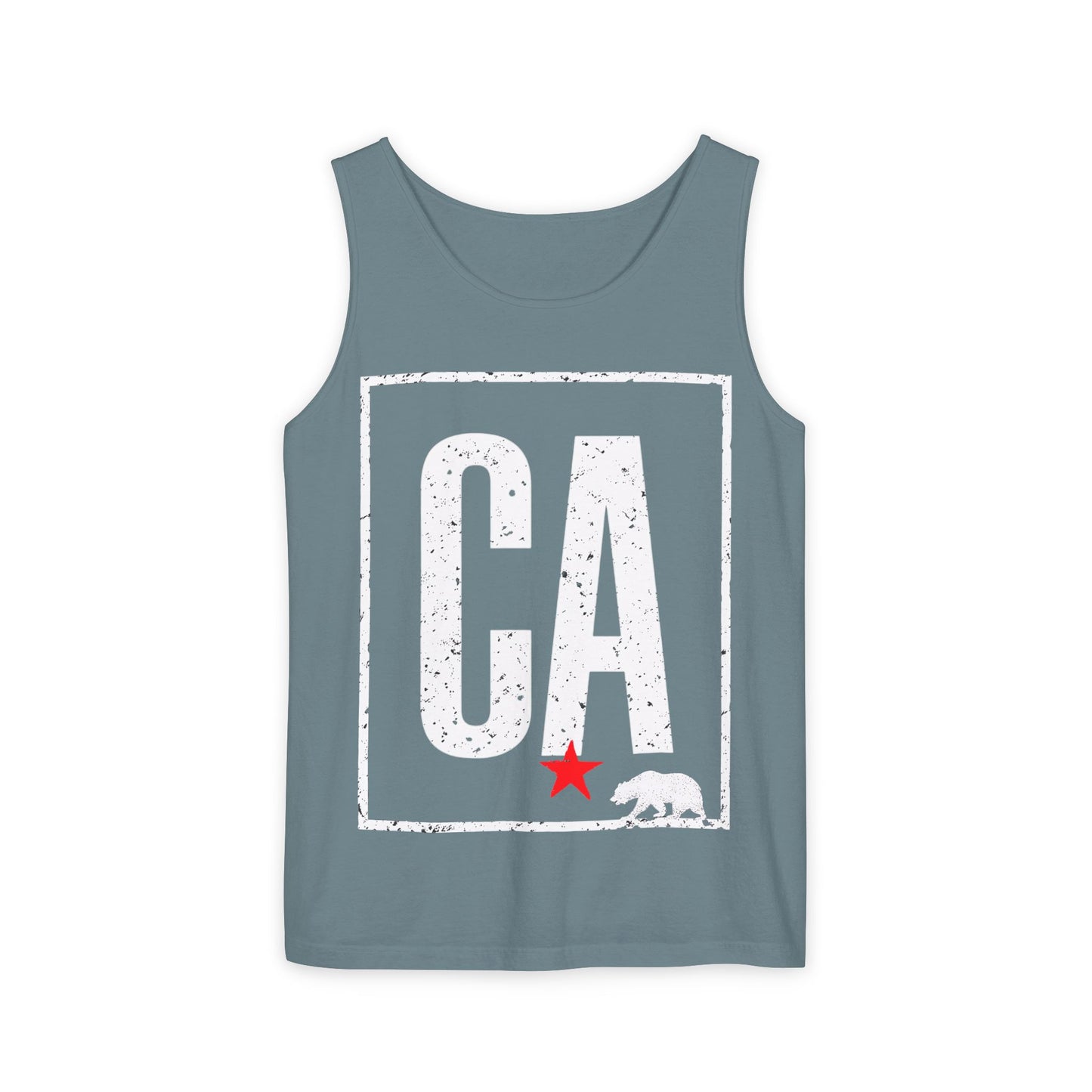 CA State Bear Tank Top | CaliPride Clothing