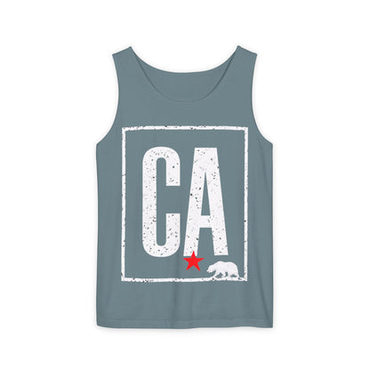 CA State Bear Tank Top | CaliPride Clothing
