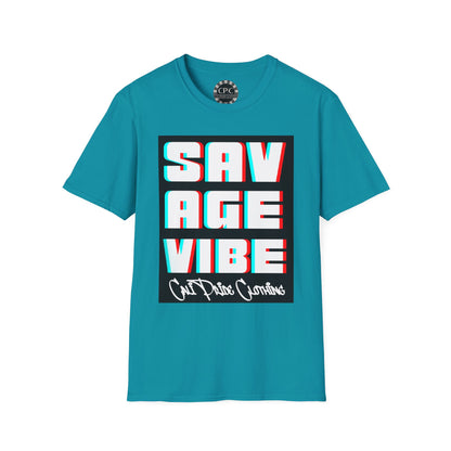 "Savage Vibe Graffiti Block" Series, 3D Anaglyph T Shirt — CaliPride Clothing