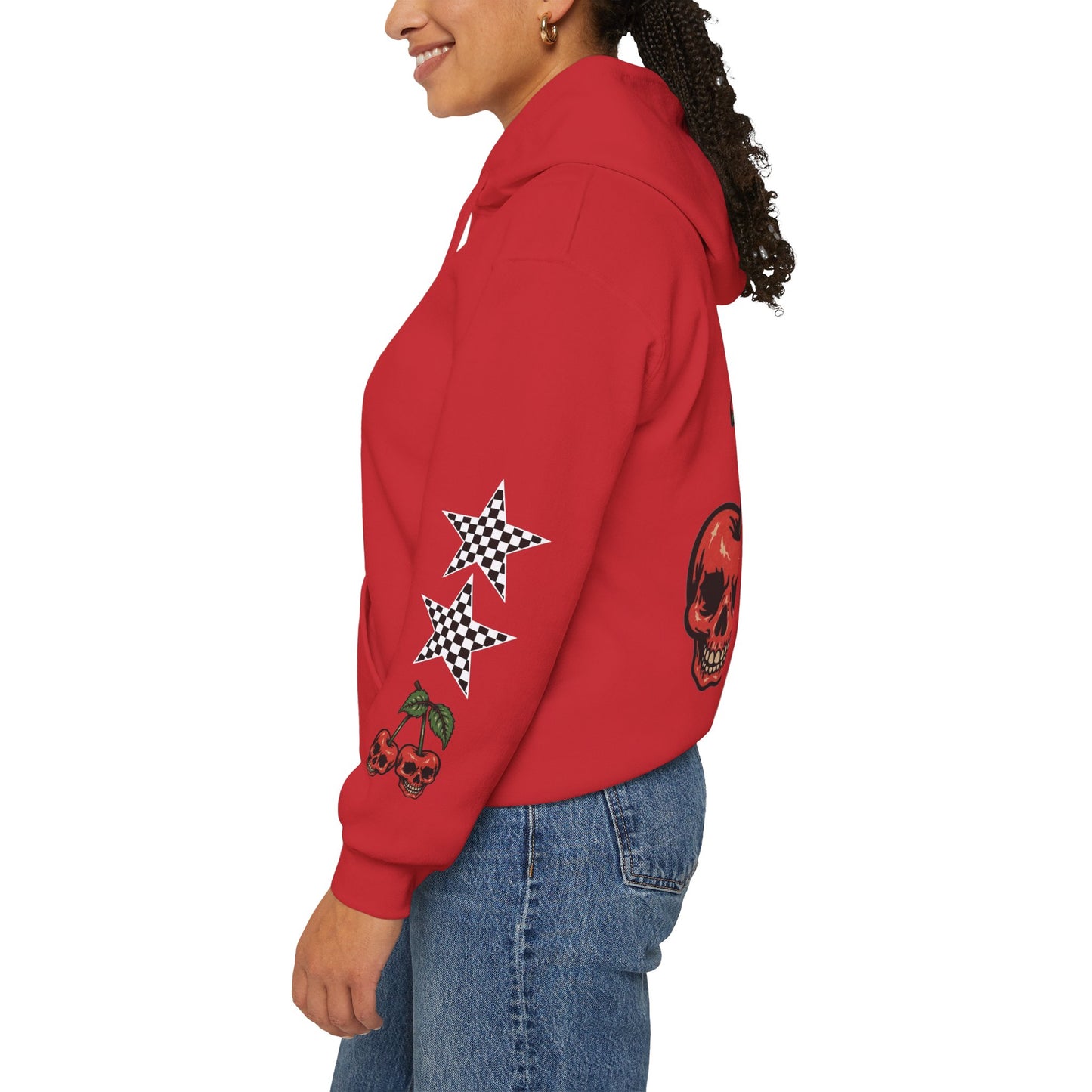 Skate & Surf Collection - Angry Cherry, Graphic Hoodie | CaliPride Clothing