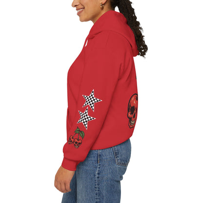 Skate & Surf Collection - Angry Cherry, Graphic Hoodie | CaliPride Clothing