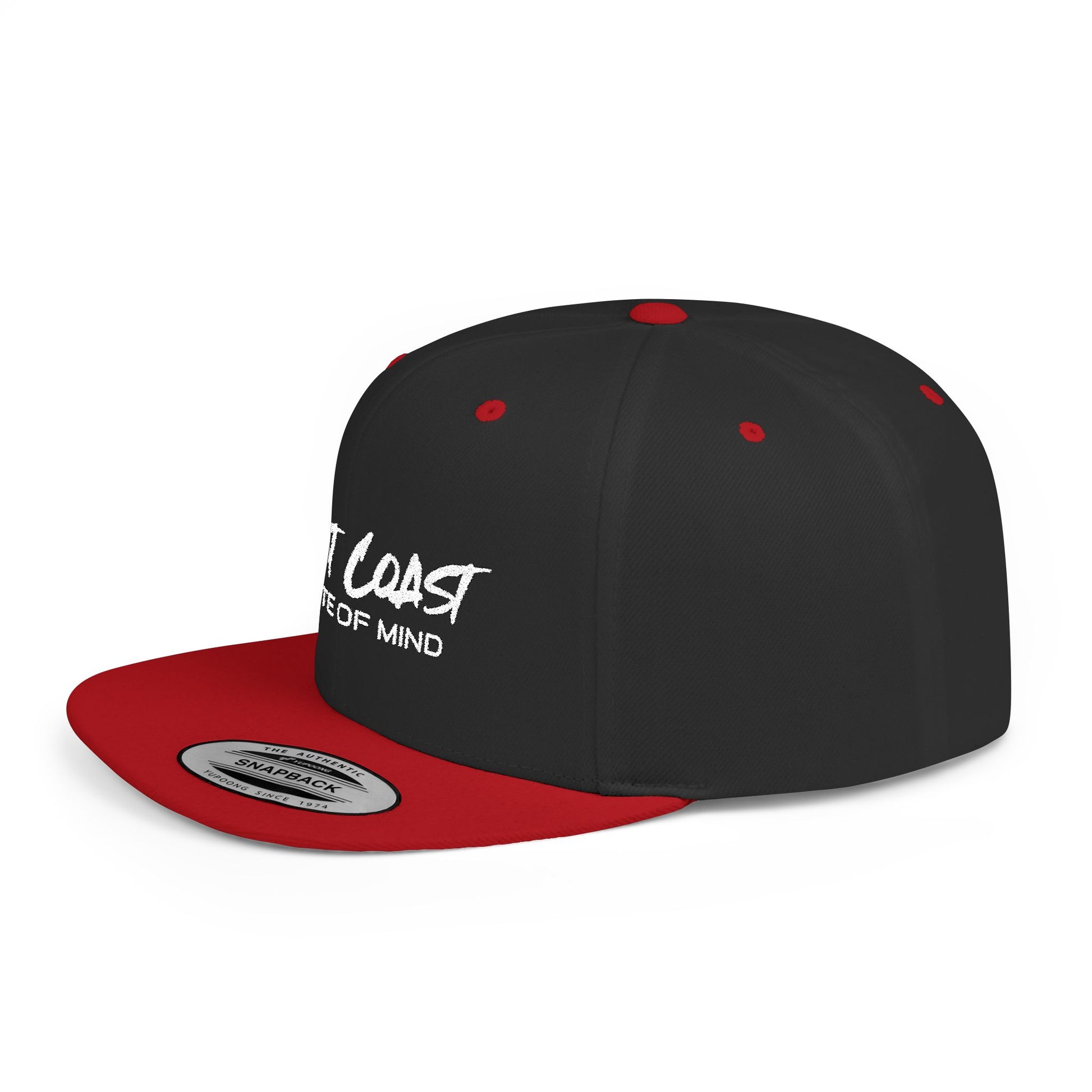 Urban Underground Collection - West Coast State Of Mind, Flat Bill Snapback Hat, Embroidered - CaliPride Clothing
