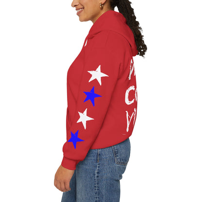 'West Coast Vibe' Graphic Hoodie w Stars - Multiple colors | CaliPride Clothing