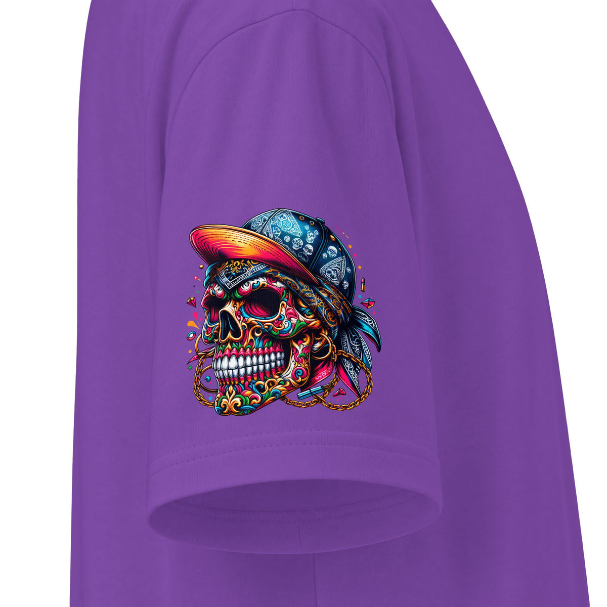 Urban Underground Collection - Neon Drip, Gangsta', Graphic 4-way T Shirt - CaliPride Clothing