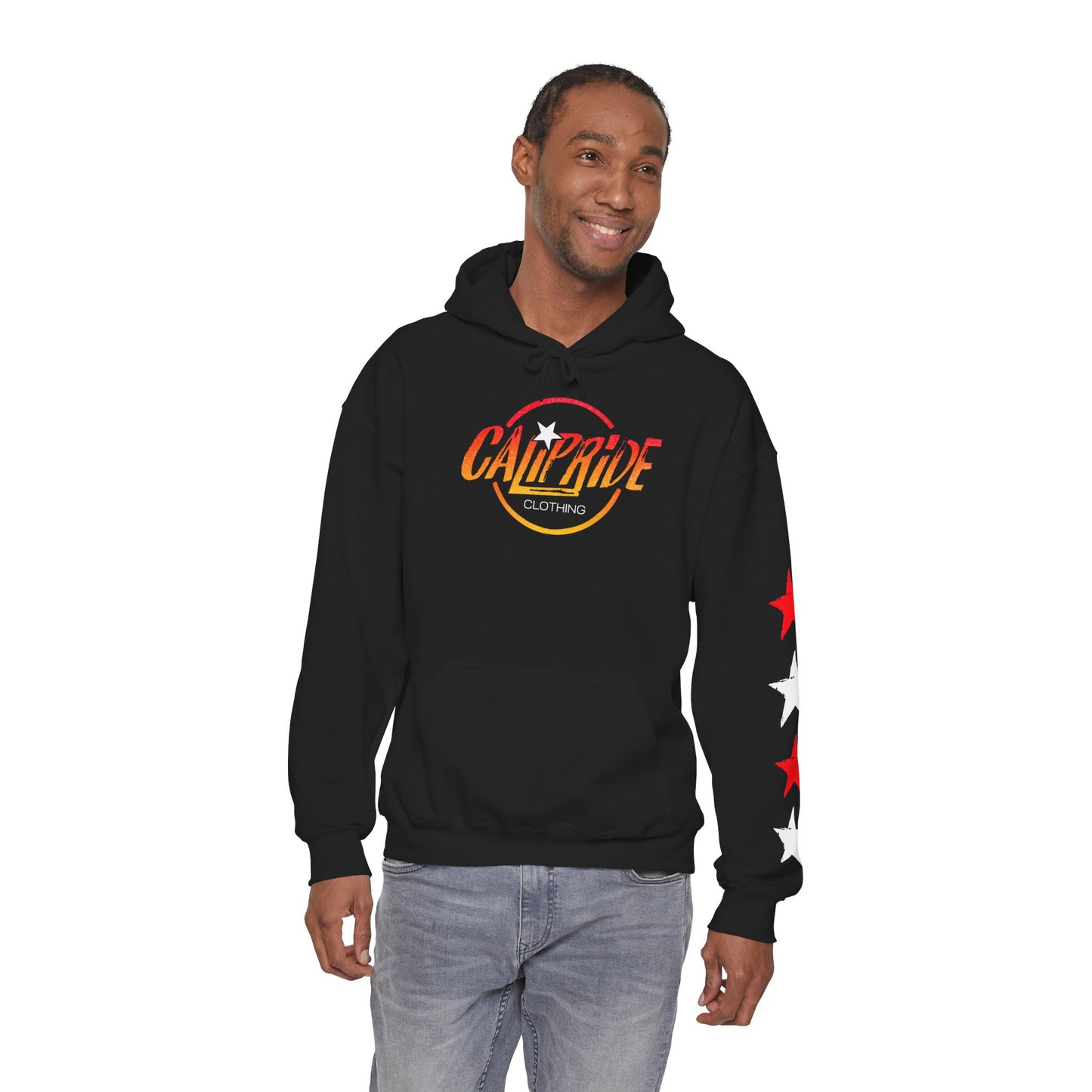 CaliPride Clothing, Lava Ombre Hoodie - Graphic Design